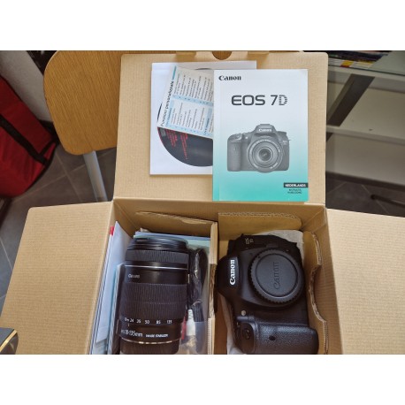 DSLR CANON EOS 7D ET OBJECTIF 18 - 135 US, OCCASION