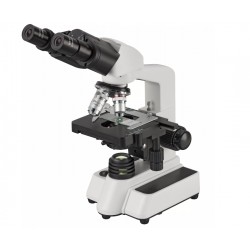 BRESSER Researcher Bino microscope with camera and permanent specimens